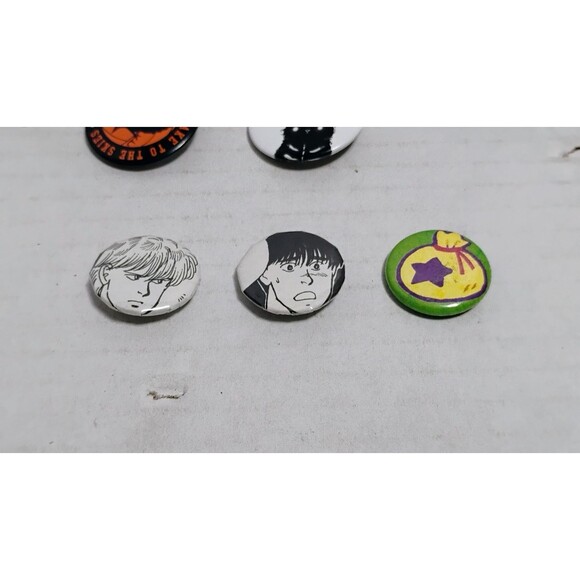 HUGE LOT OF PIN BACK ANIME BUTTONS 17 COUNT FUMIKAGE TOKOYAMI ETC - Picture 2 of 10